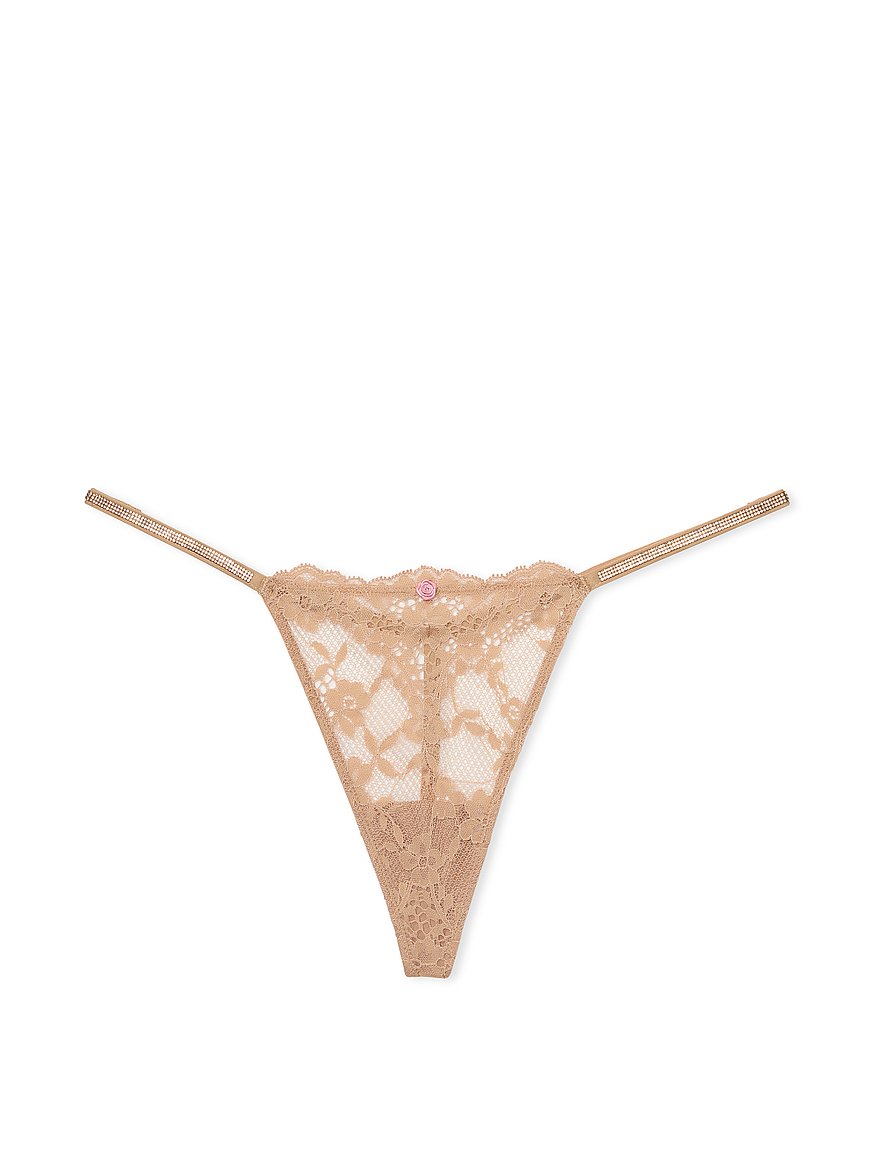 Hilo de encaje con tiras brillantes Victoria's Secret
