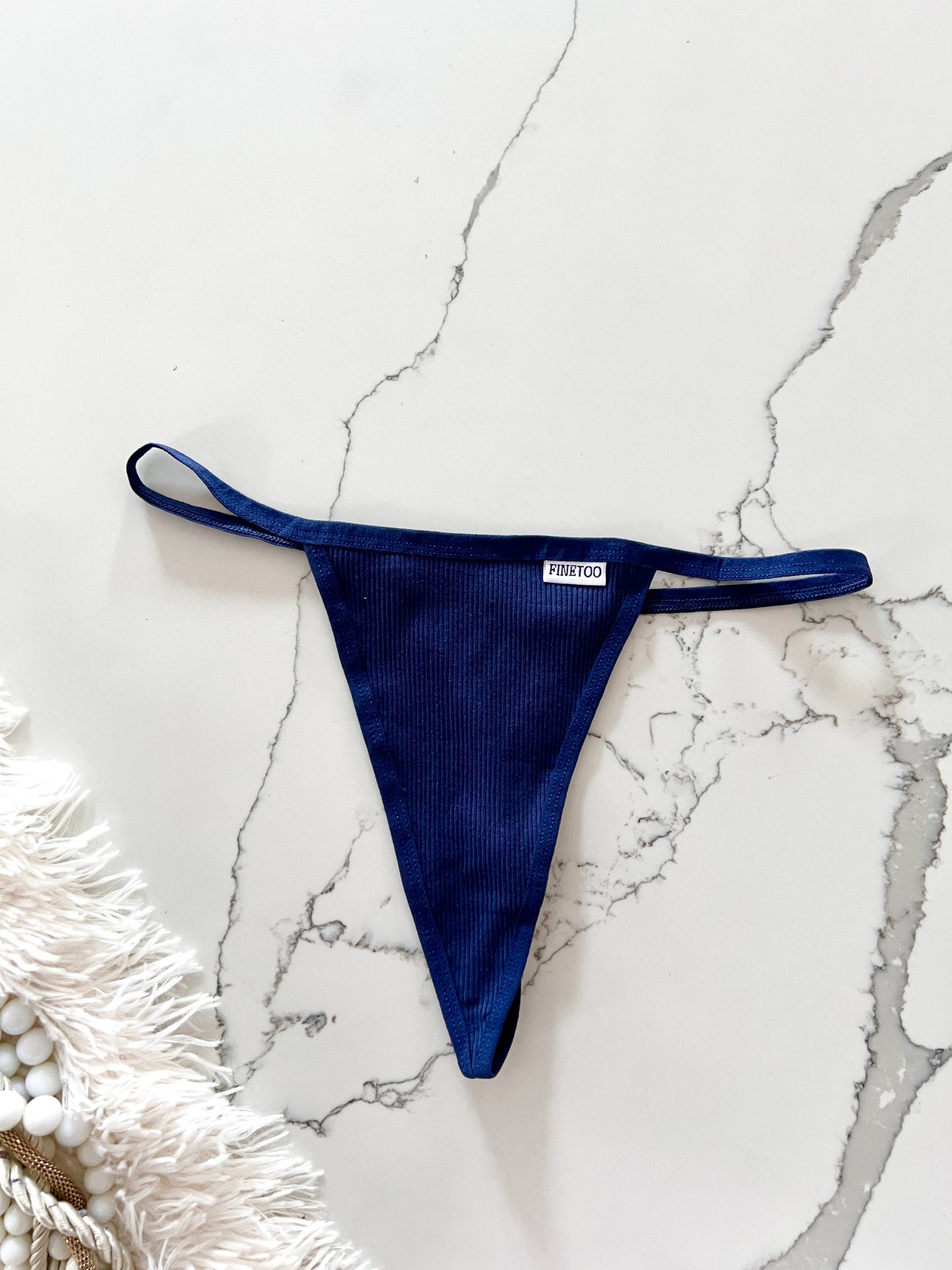 FINETOO Pack de 5 hilos de algodón elástico con espalda en T