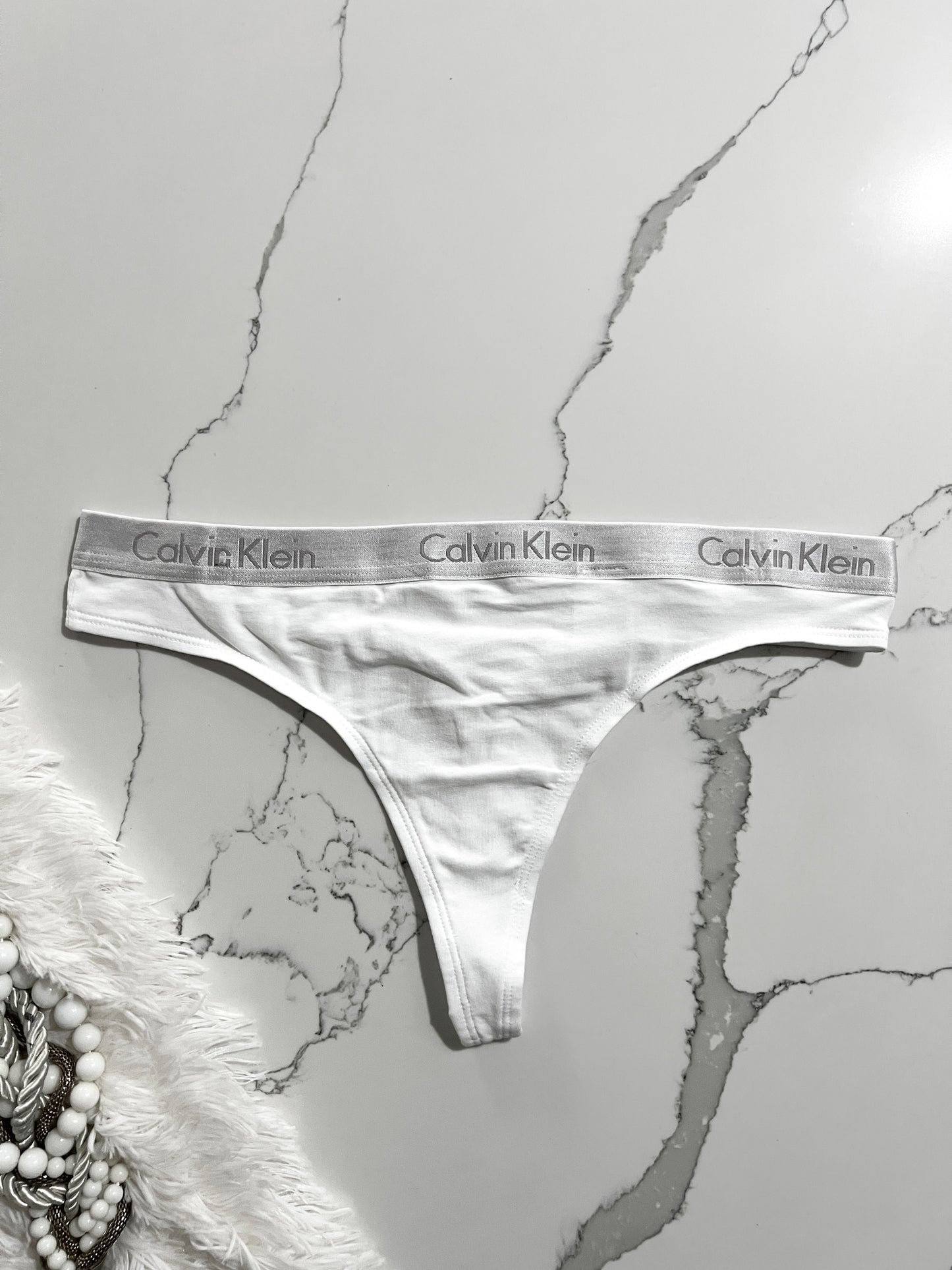 Calvin Klein Tanga de algodon para mujer