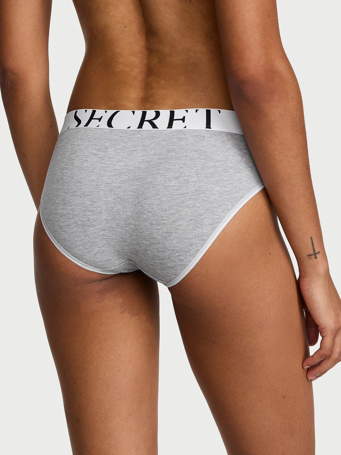 Panties de algodón estilo bikini con cintura de elástico con logo by Victoria's Secret