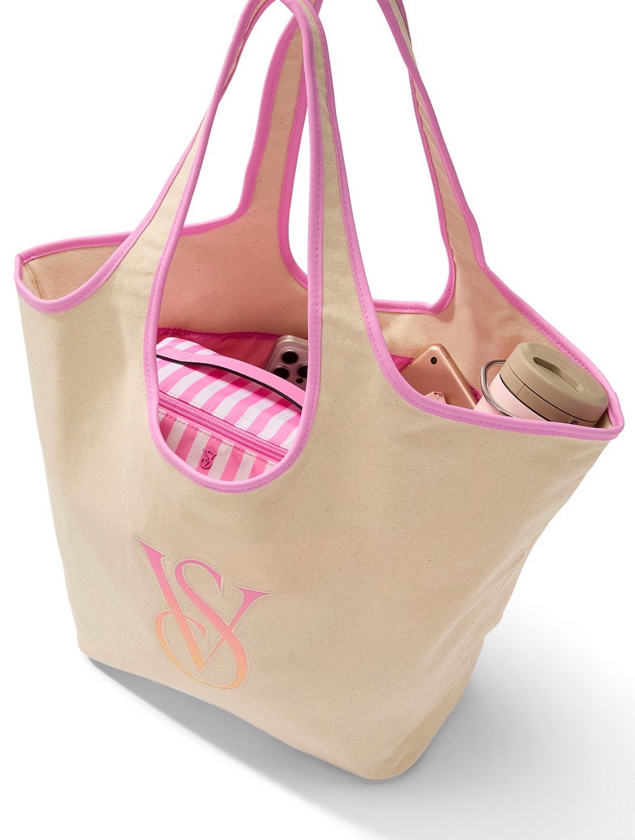 Bolsa Tote Bag Espaciosa de material super fuerte y con forro interior by Victoria's Secret