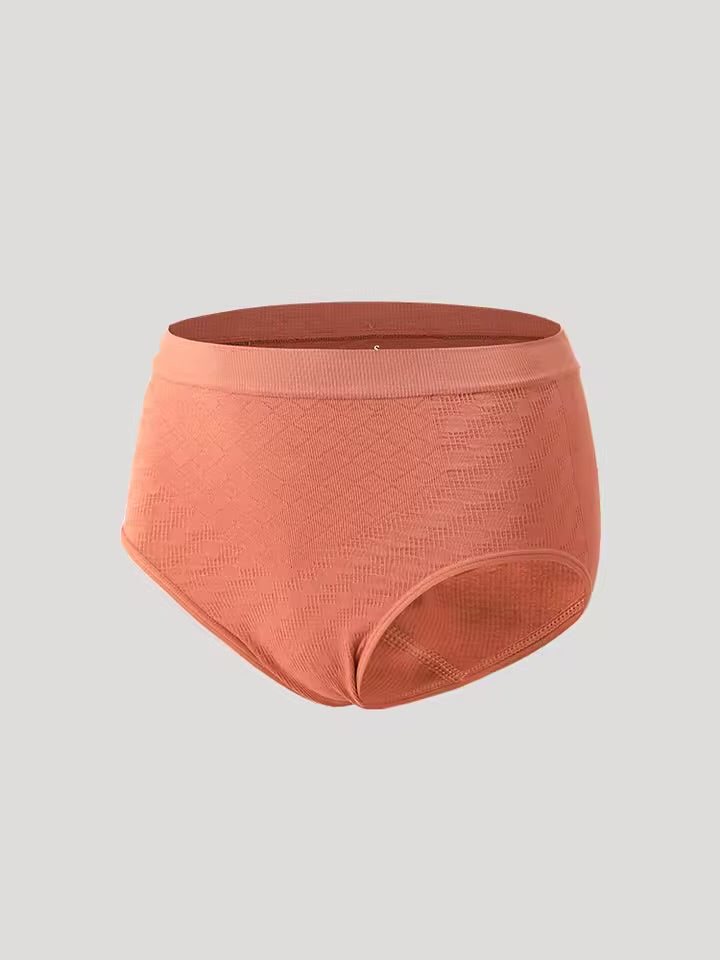 FINETOO Paquete de 5 bragas estilo bikini con cintura alta y cobertura total