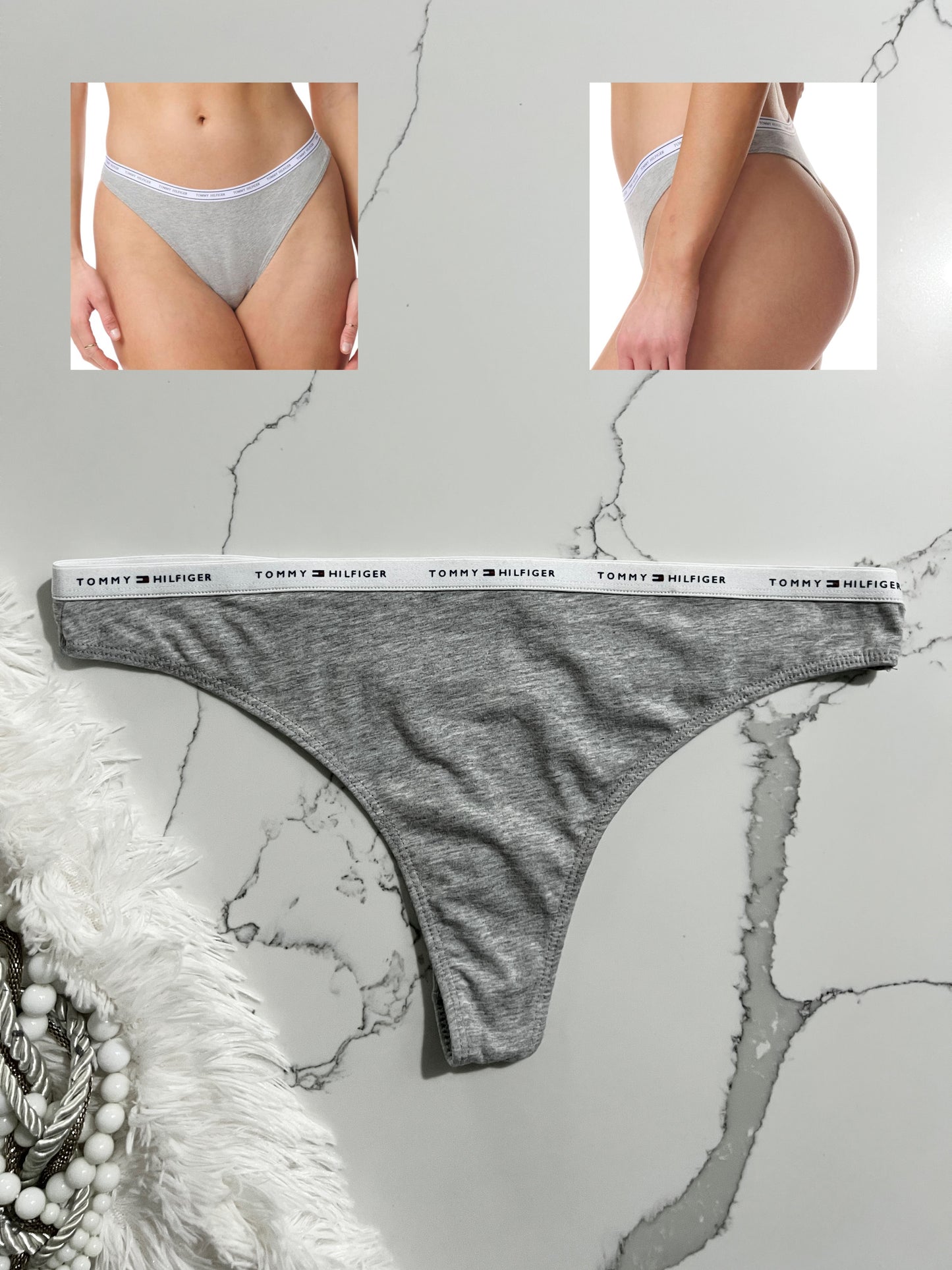 Tommy Hilfiger tanga de algodón