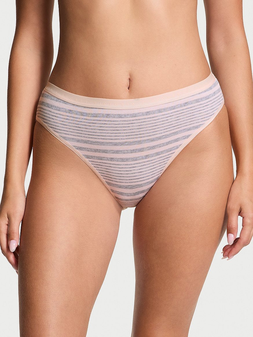 Panty de algodón estilo bikini pierna alta Victoria's Secret