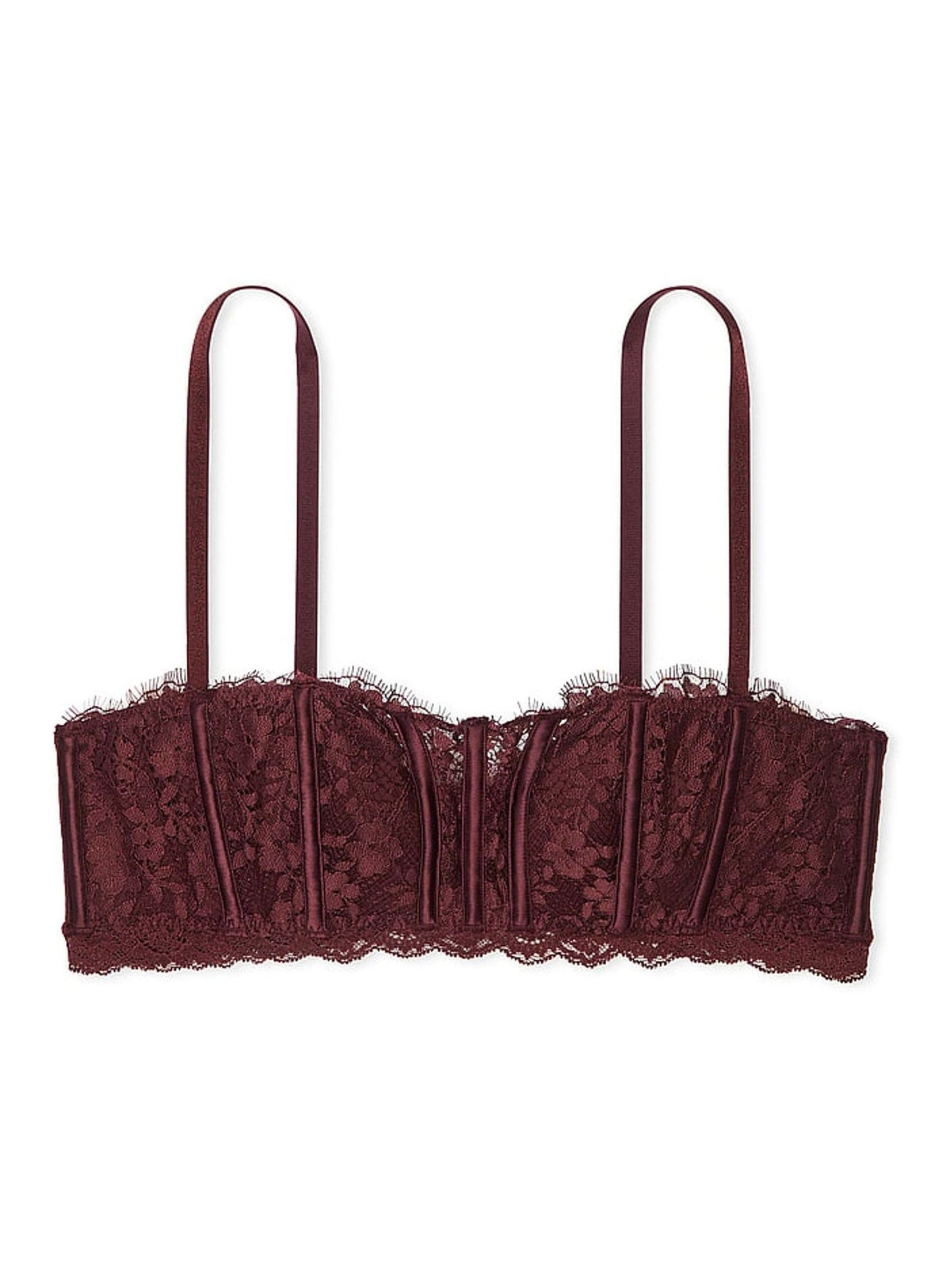 Bralette de encaje fino estilo top con varillas by Victoria's Secret