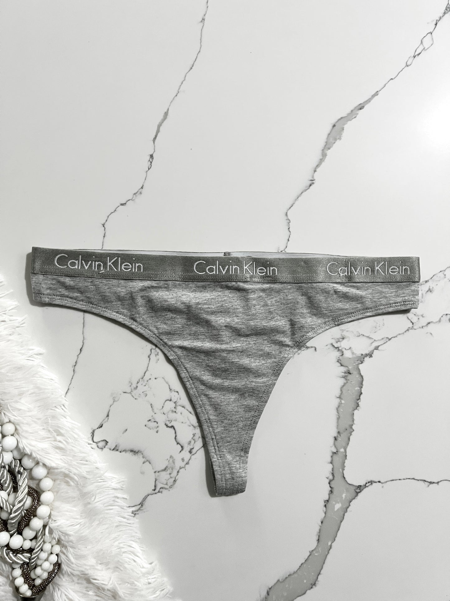 Calvin Klein Tanga de algodon para mujer