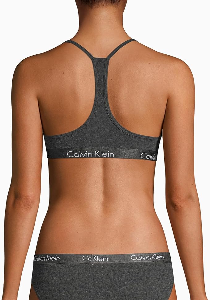 Bralette Calvin Klein de algodón con forro liviano, para mujer