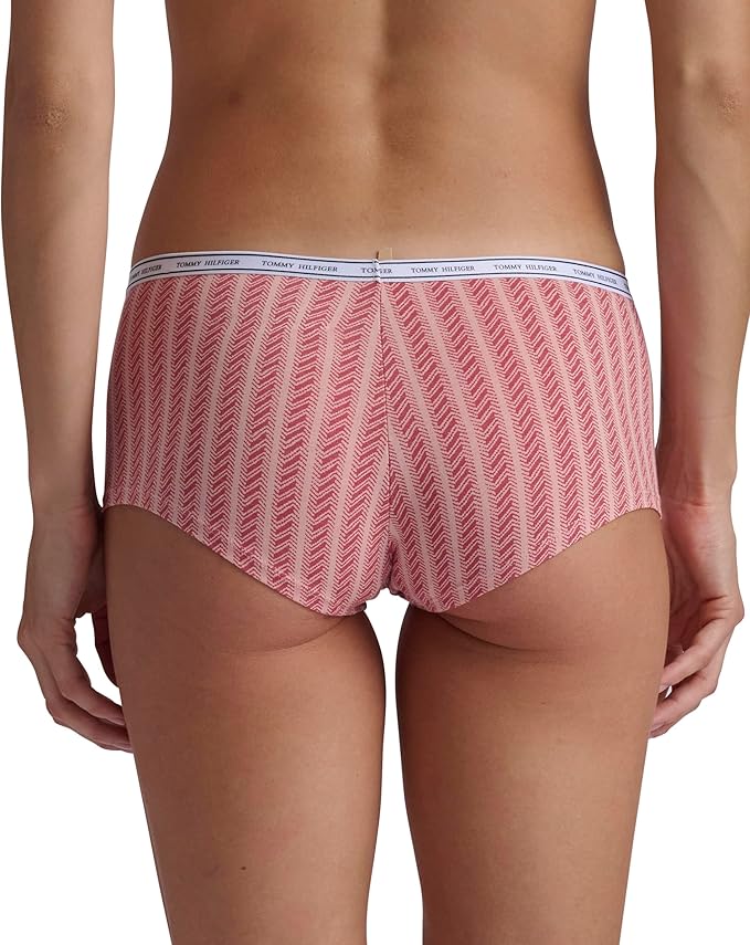Tommy Hilfiger - Bragas de algodón estilo boxer corto para mujer