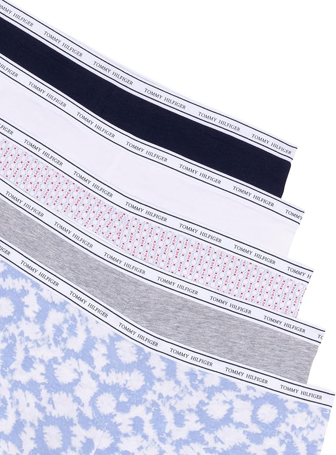 Tommy Hilfiger - Bragas de algodón estilo boxer corto para mujer