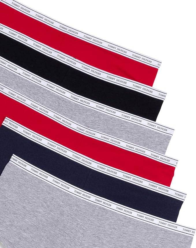Tommy Hilfiger - Bragas de algodón estilo boxer corto para mujer