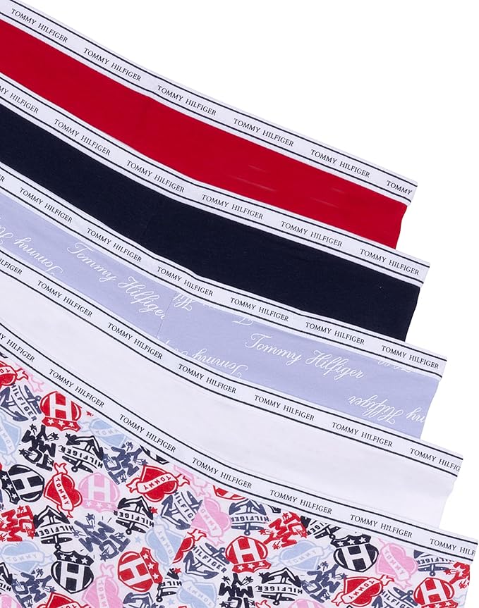 Tommy Hilfiger - Bragas de algodón estilo boxer corto para mujer