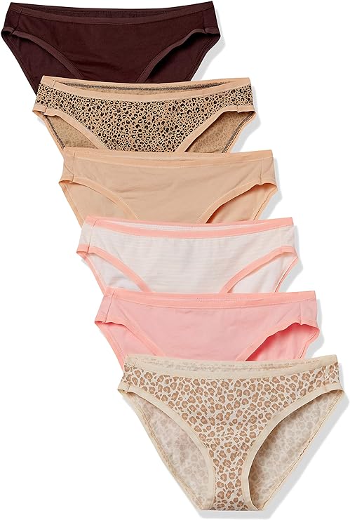 Panty estilo bikini de algodón, Amazon Esentials