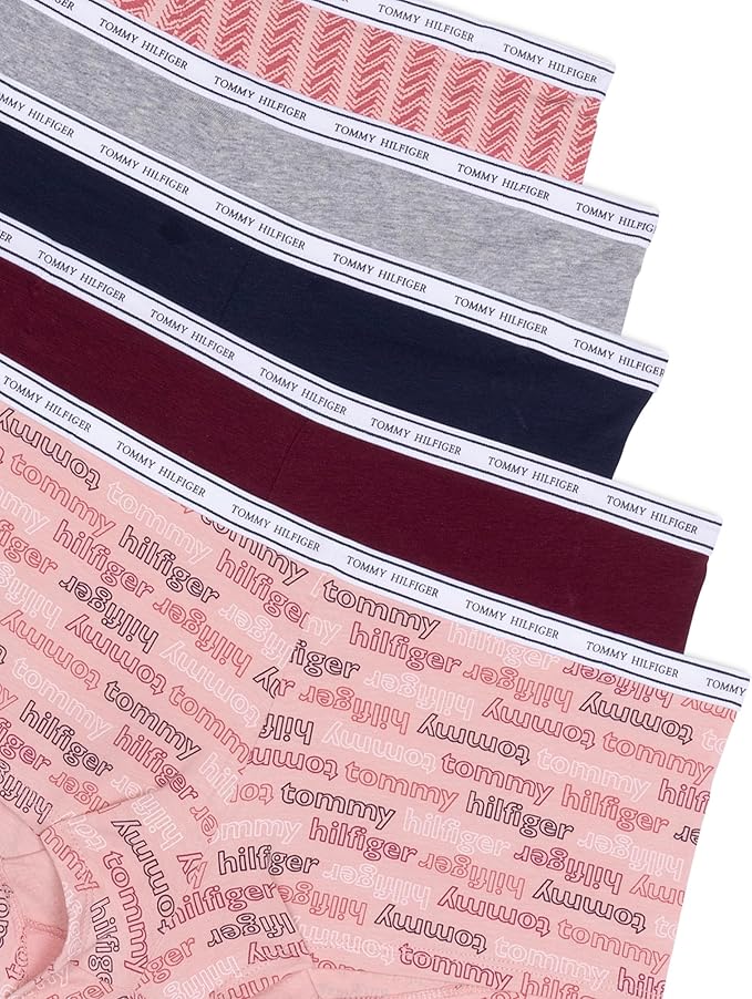 Tommy Hilfiger - Bragas de algodón estilo boxer corto para mujer
