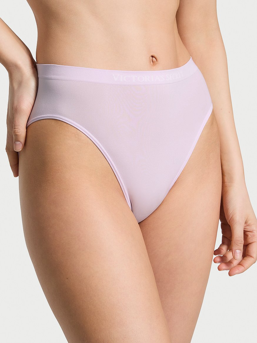 Panty de microfibra elástica suave, pierna alta,  tipo bikini by Victoria's Secret