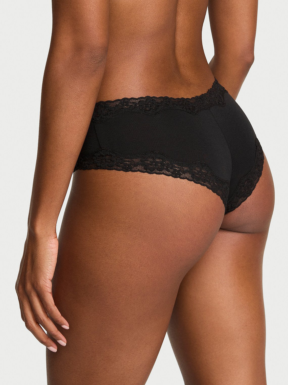 Cheeky de algodón suave con ribete de encaje - Victoria's Secret