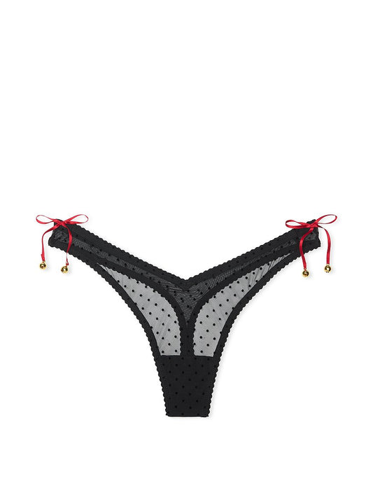 Tanga Lacie Navideña con cascabel Victoria's Secret