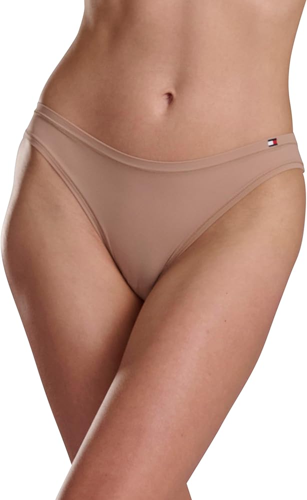 Tommy Hilfiger Panty de algodón suave pierna alta tipo bikini