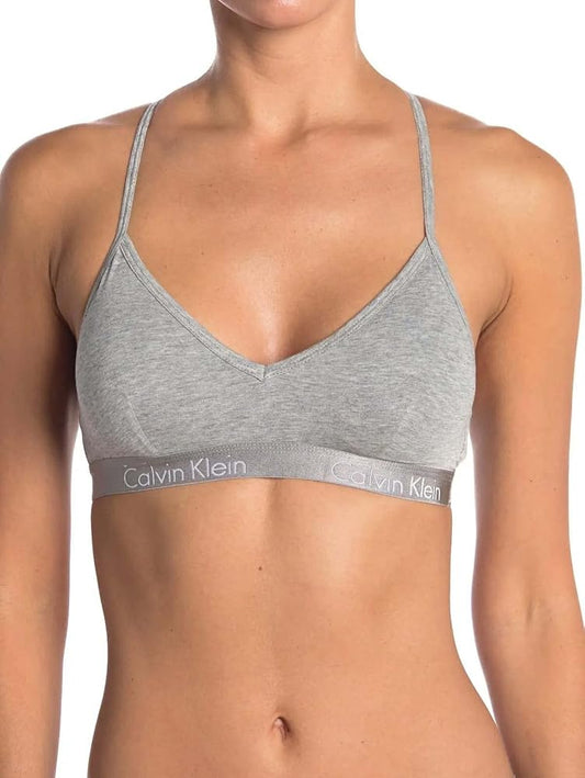 Bralette Calvin Klein de algodón con forro liviano, para mujer