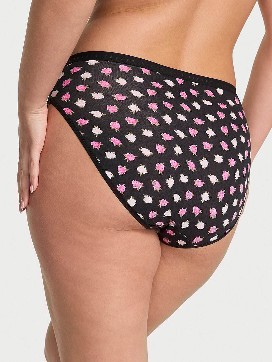 Panty de algodón estilo bikini pierna alta Victoria's Secret