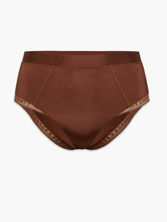 Cheeky de Cintura Alta de Microfibra Lisa - Savage x Fenty