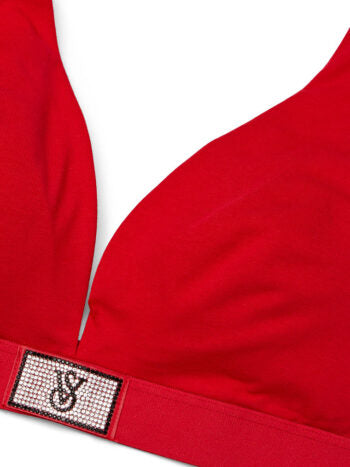 Bralette de algodón con broche brillante Victoria's Secret