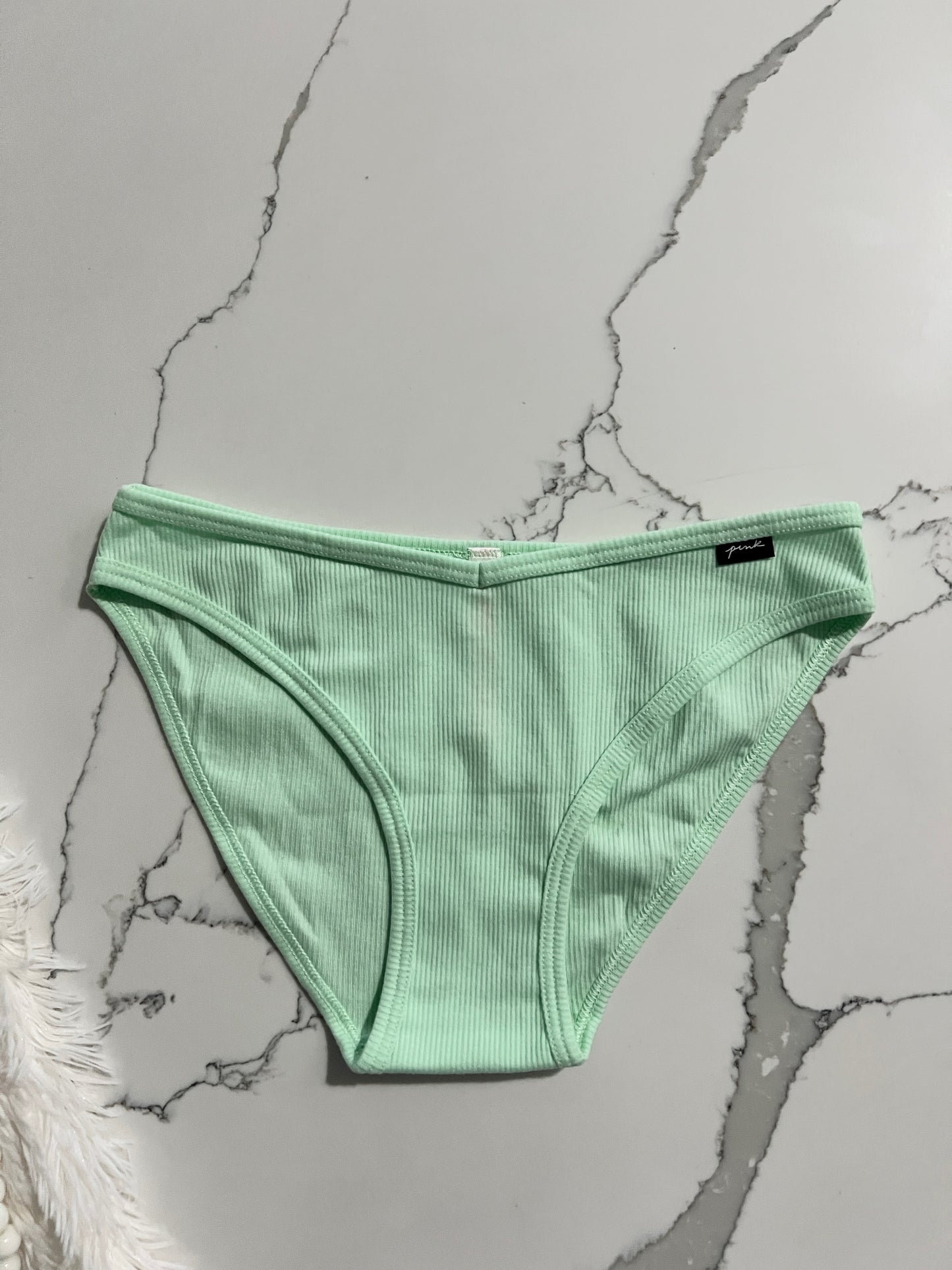 Panty de algodón tipo bikini pink Victoria's Secret Talla S