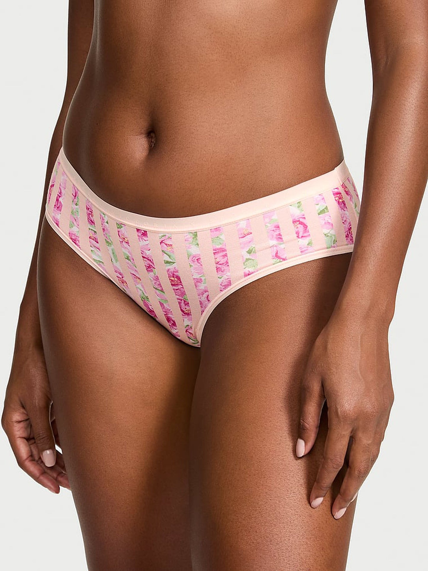 Panty de algodón estilo bikini pierna alta Victoria's Secret