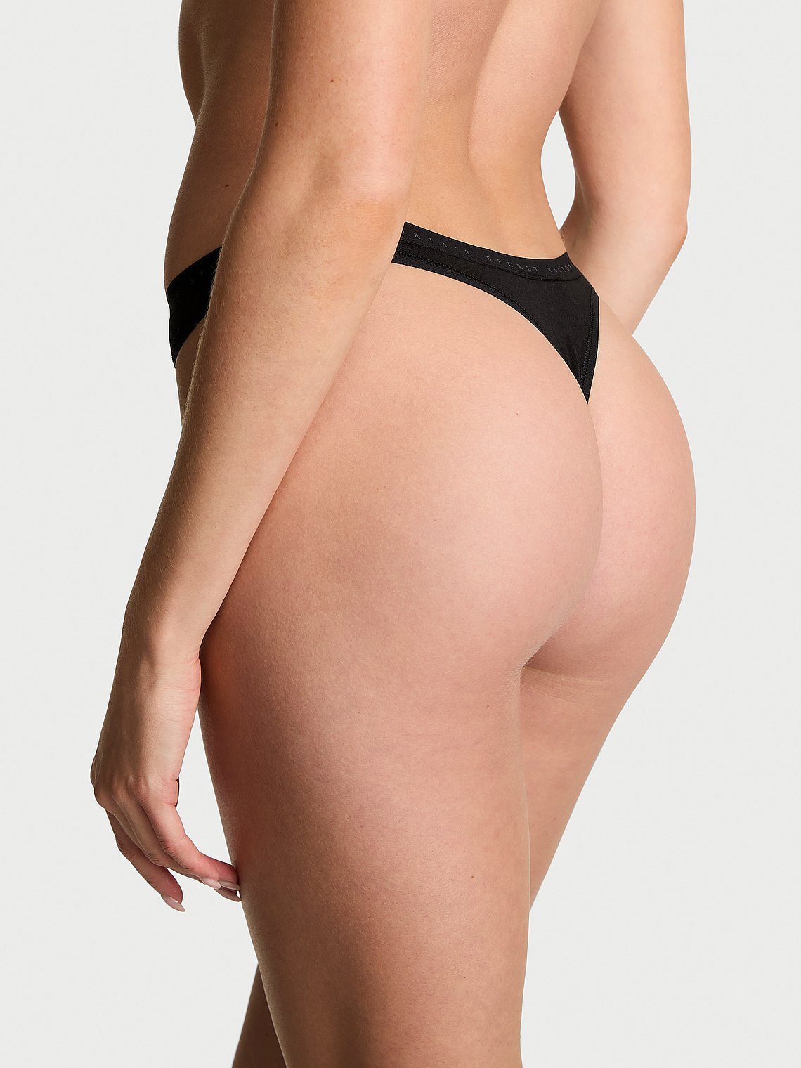 Tanga de algodón suave pierna alta Pink - Victoria's Secret