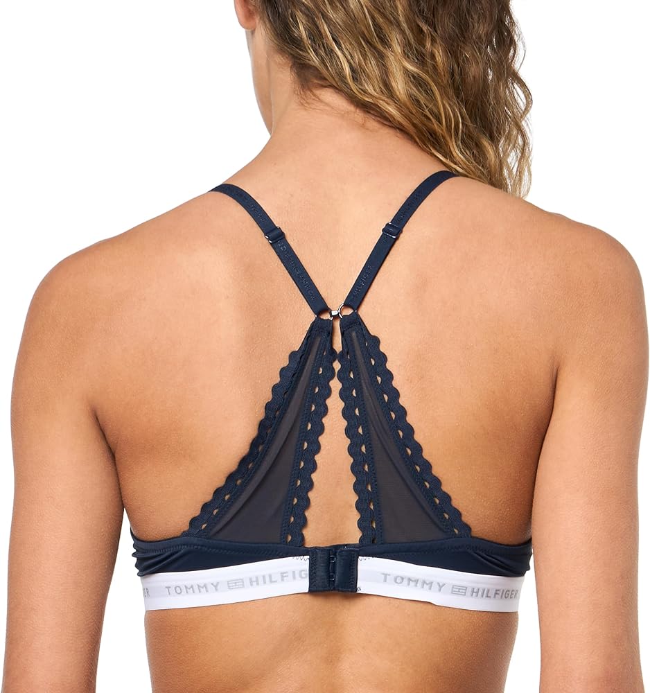 Brasier Push up con detalle de malla en espalda Tommy Hilfiger