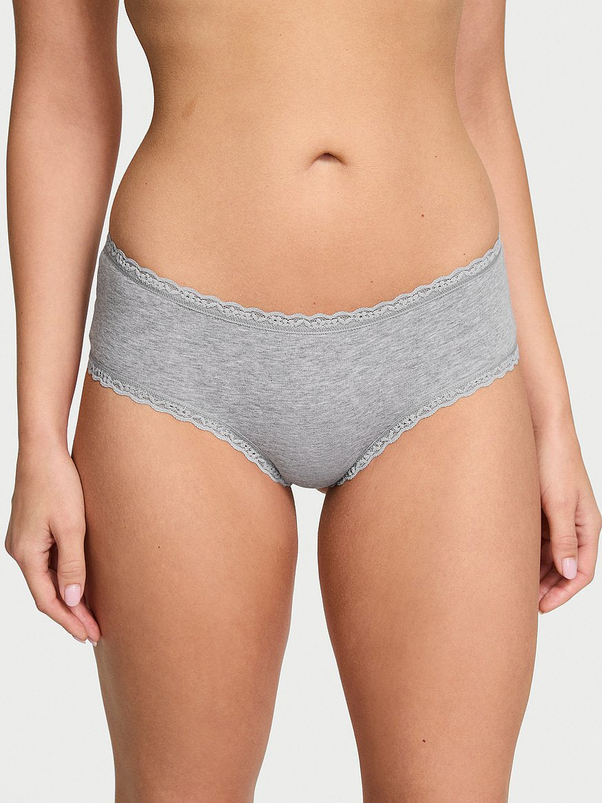 Cheeky de algodón suave con ribete de encaje - Victoria's Secret