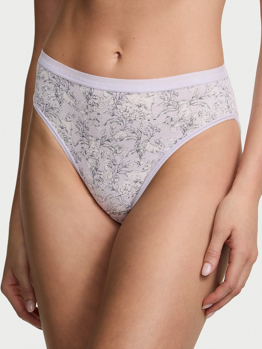Panty de algodón estilo bikini pierna alta Victoria's Secret