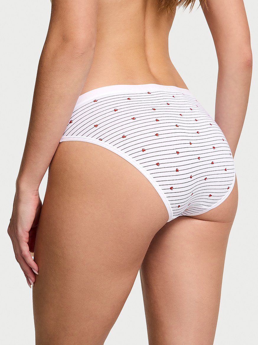 Panty de algodón estilo bikini pierna alta Victoria's Secret