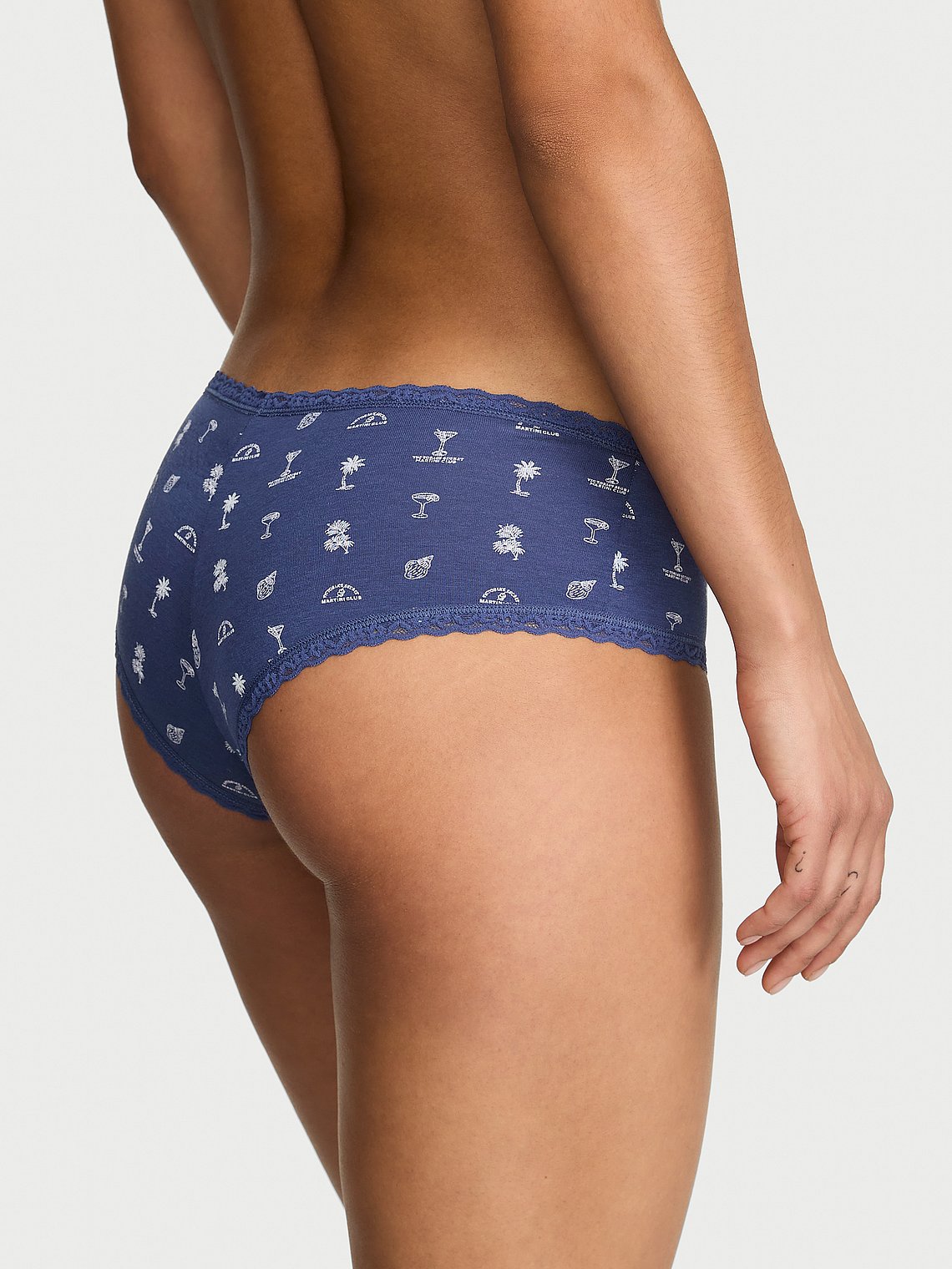 Cheeky de algodón suave con ribete de encaje - Victoria's Secret