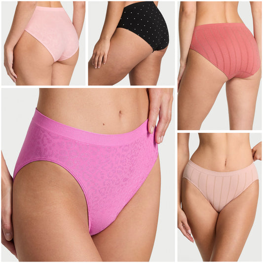Panty de algodón elástico pierna alta by Victoria's Secret