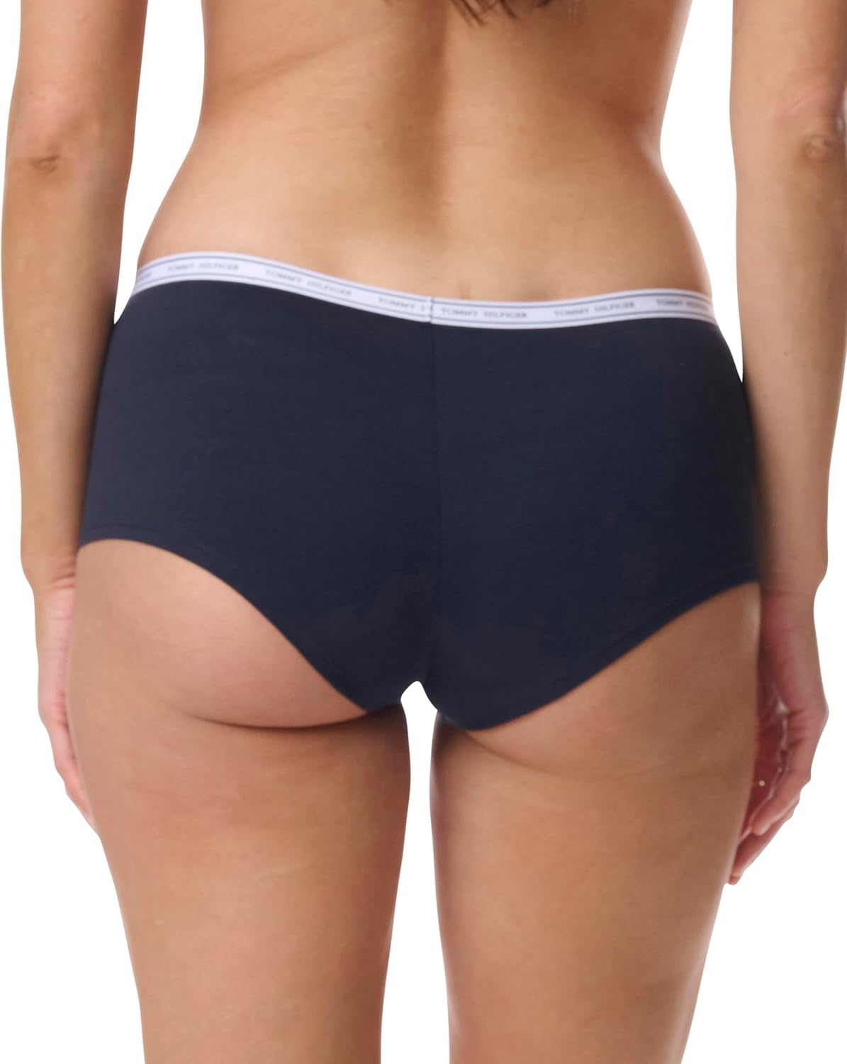 Tommy Hilfiger - Bragas de algodón estilo boxer corto para mujer