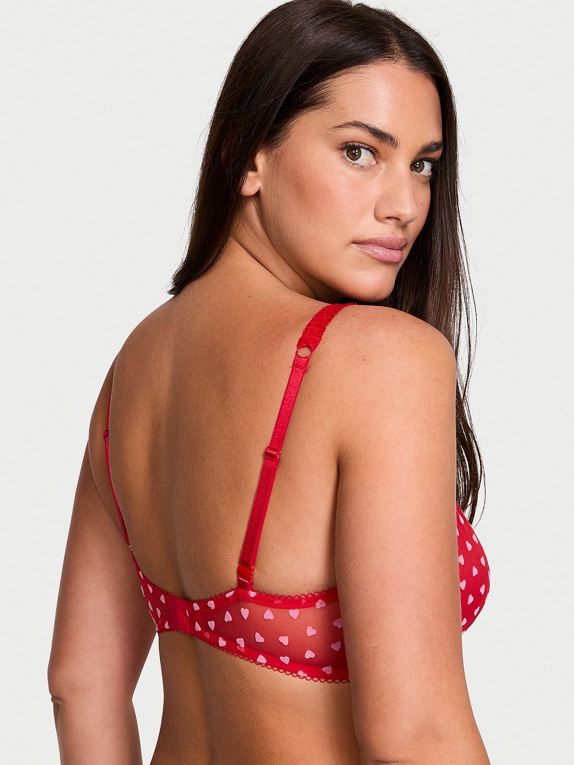 Brasier de media copa sin forro de malla Tease, Victoria's Secret