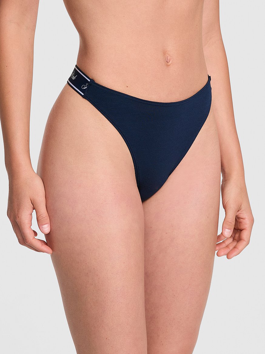 Tangas de Algodón con Logo de Pink by Victoria's Secret