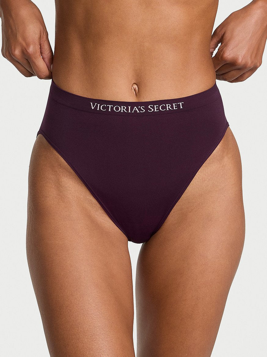 Panty de microfibra elástica suave, pierna alta,  tipo bikini by Victoria's Secret