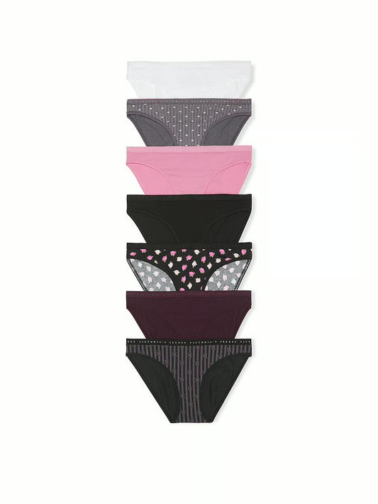 Panty de algodón estilo bikini pierna alta Victoria's Secret