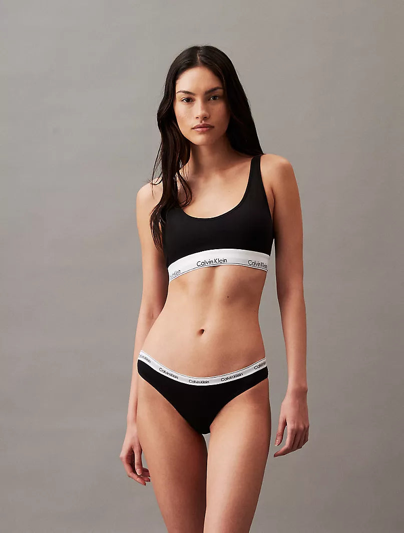 Calvin Klein F3785 - Bralette de algodón moderno para mujer