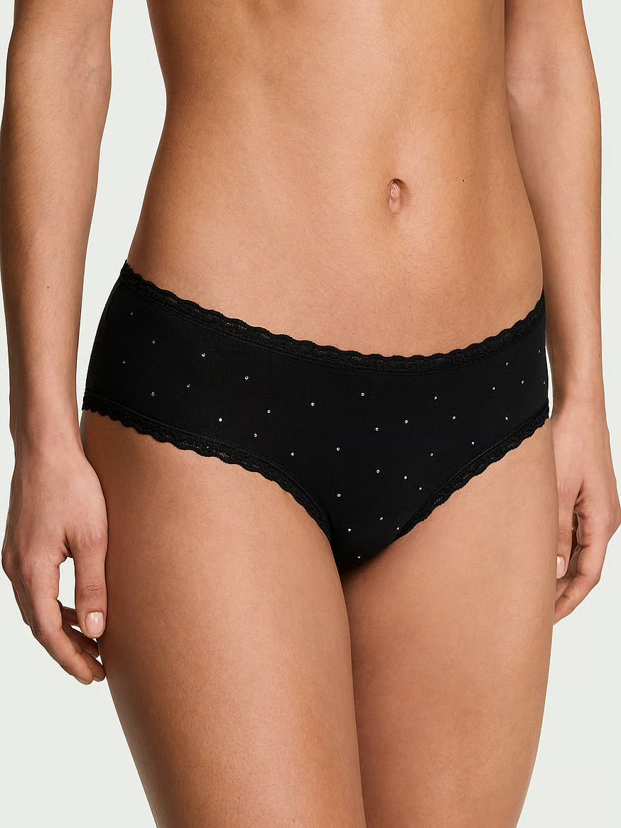 Cheeky de algodón suave con ribete de encaje - Victoria's Secret