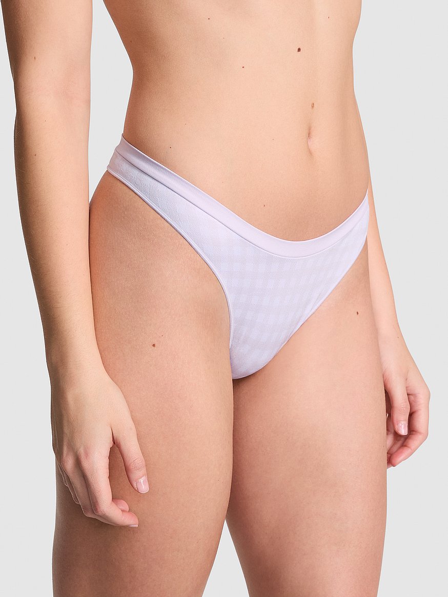 Tanga de algodón suave pierna alta  Pink - Victoria's Secret
