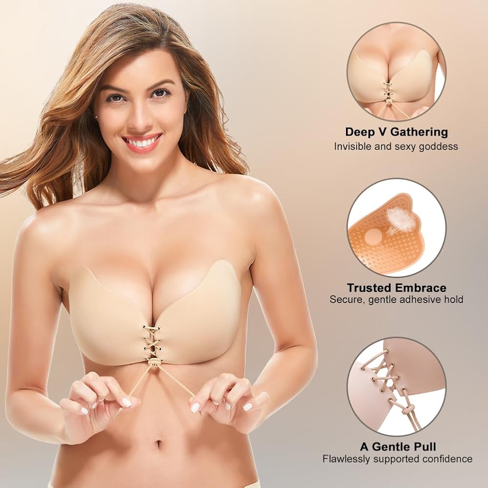 Sujetador Adhesivo Strapless Ajustable by Lalabra