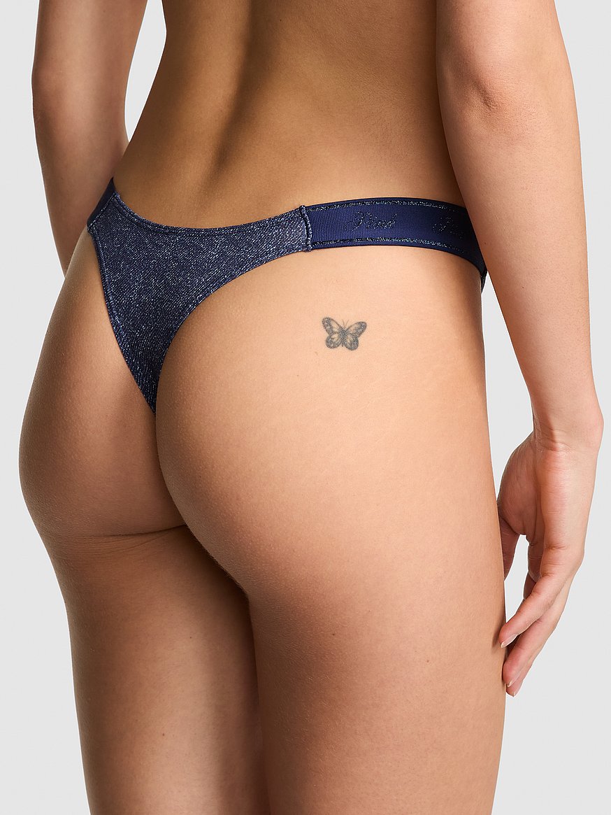 Tangas de Algodón con Logo de Pink by Victoria's Secret