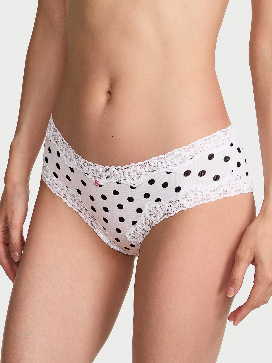Cheeky de algodón suave con ribete de encaje - Victoria's Secret