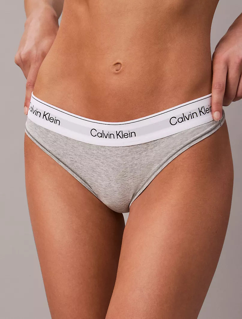 CALVIN KLEIN Tanga de algodón con elástico grueso - Talla L