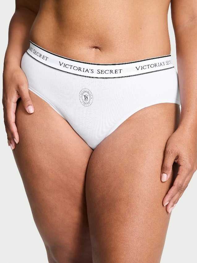 Panty de algodón Clasicos, con cintura de elástico con lleyenda Victoria'S Secret