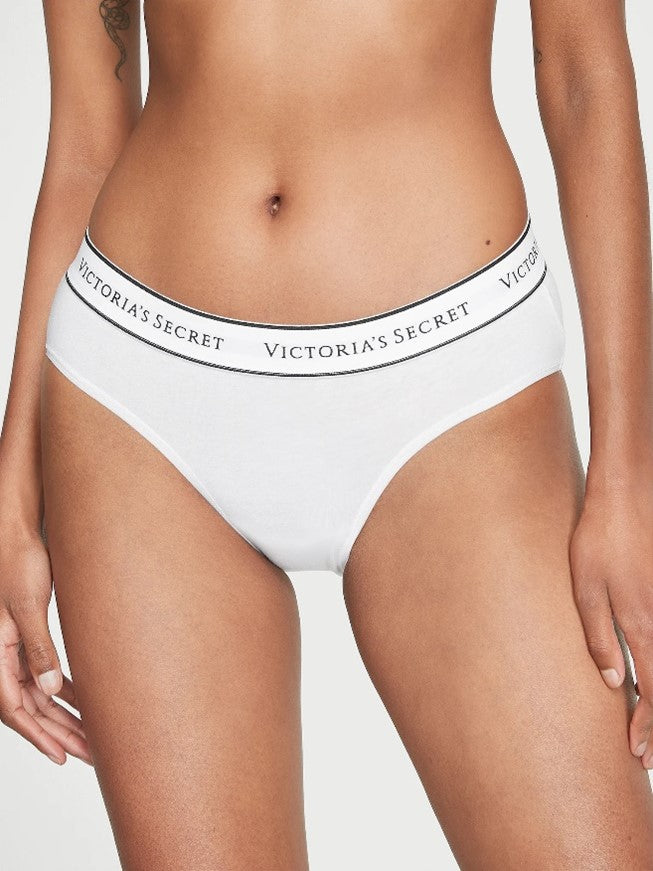 Panty de algodón Clasicos, con cintura de elástico con lleyenda Victoria'S Secret