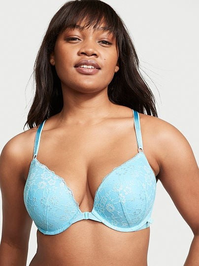 Brasier Push up con cierre frontal de encaje Victoria´s Secret