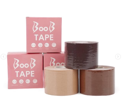 Boob tape colores oscuros